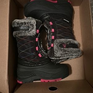 Slightly worn kids boots